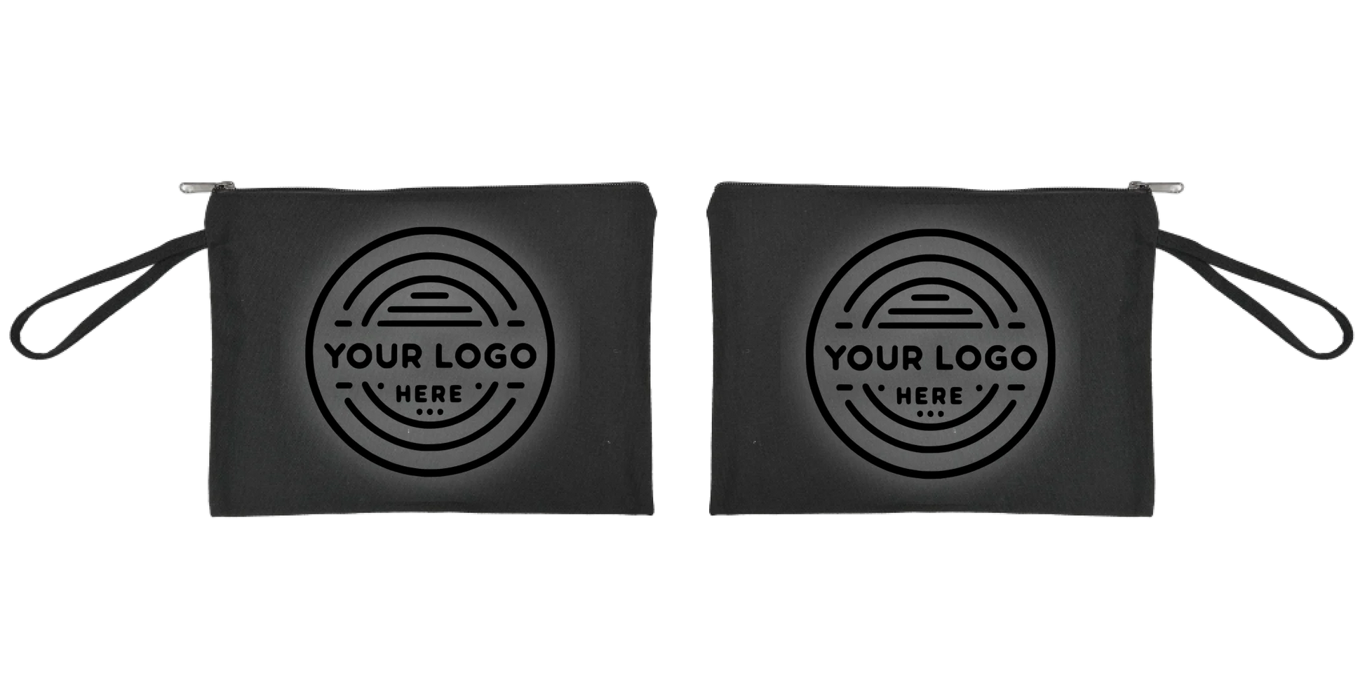 Imprint Mockup Blanks - Black Pouch Double Sided