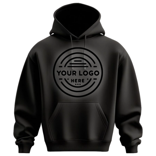 Imprint Mockup Blanks - Black Hoodie Front