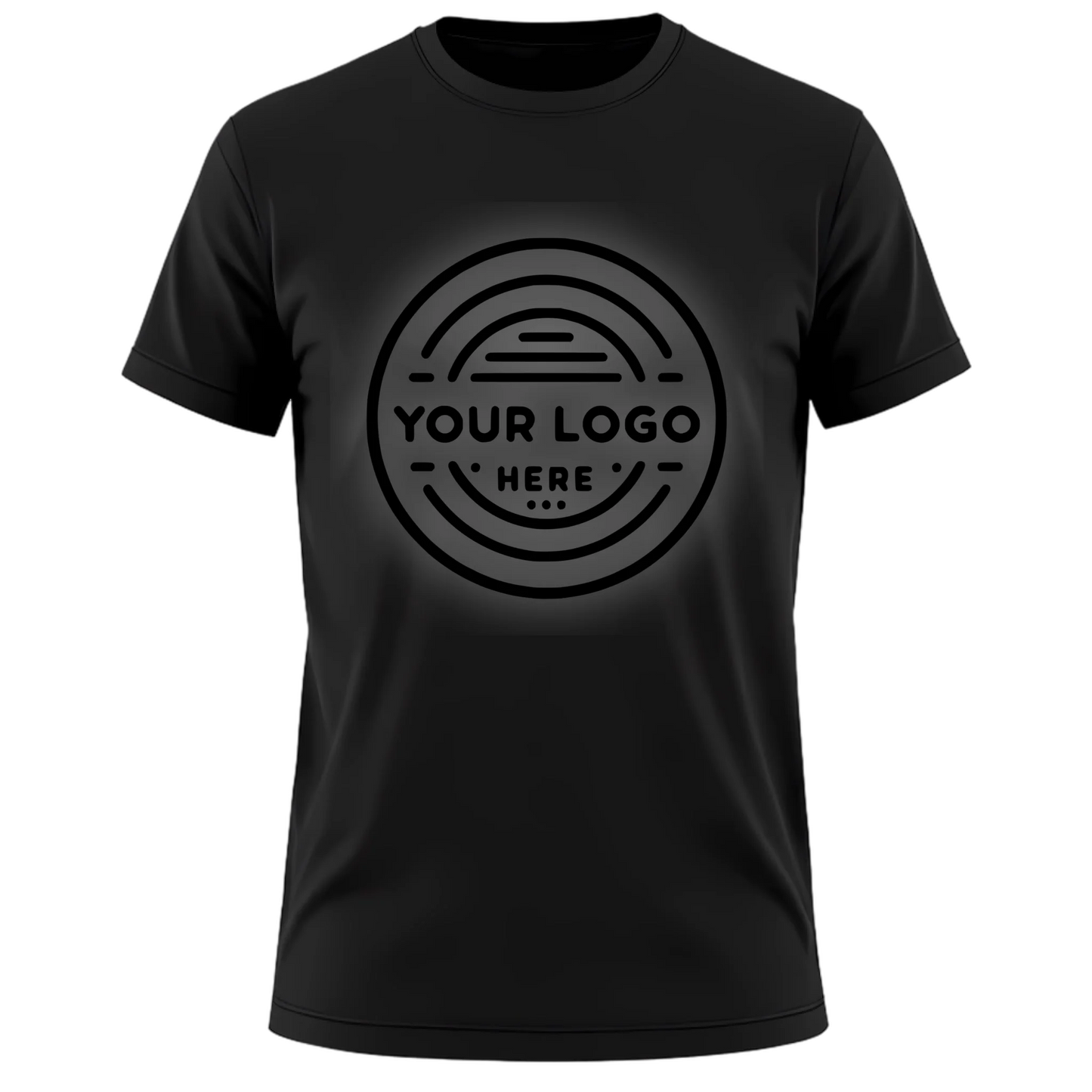 Imprint Mockup Blanks - Black Shirt Front