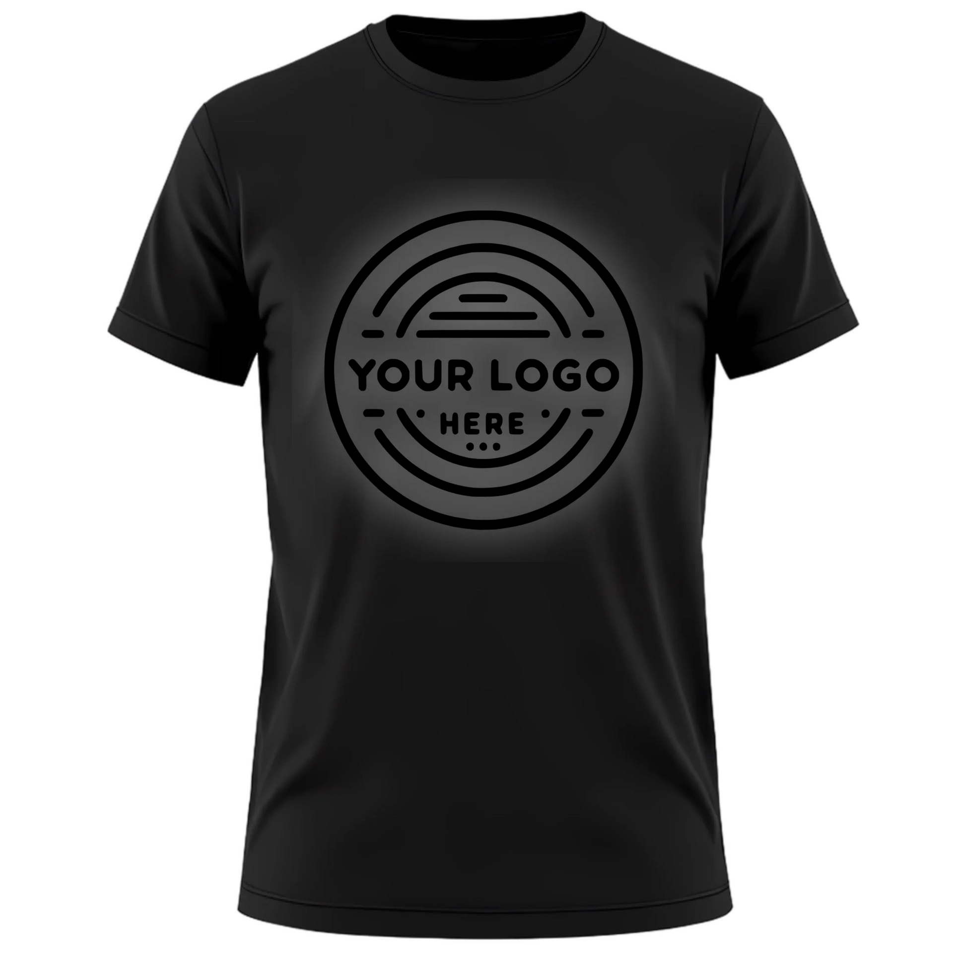 Imprint Mockup Blanks - Black Shirt Front